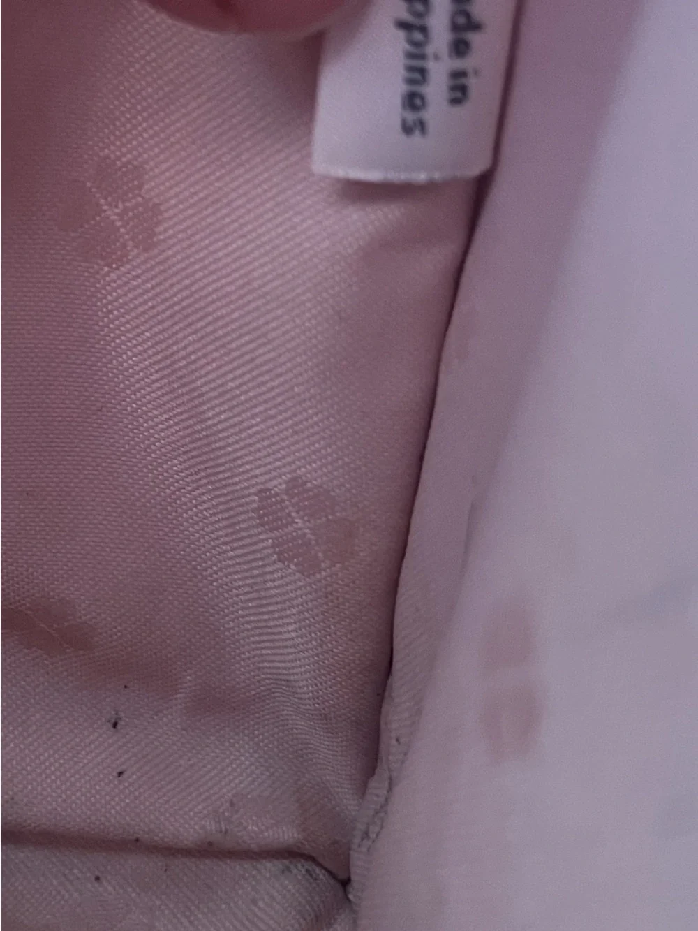 kate spade Pink Leather Dome Backpack with Heart Charm